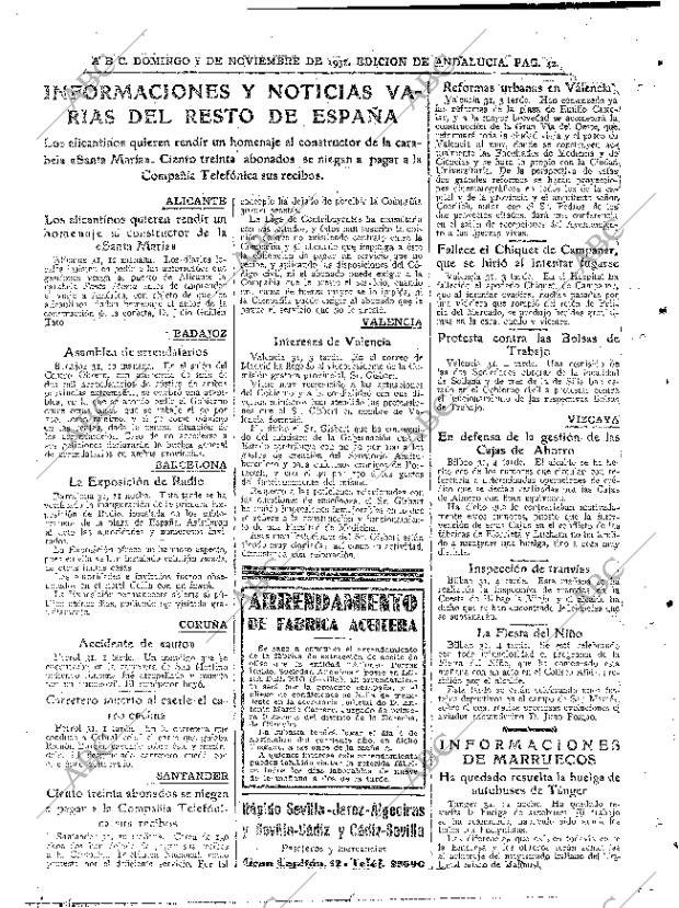 ABC SEVILLA 01-11-1931 página 38