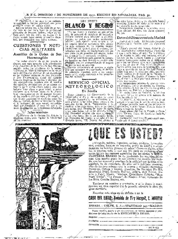 ABC SEVILLA 01-11-1931 página 46