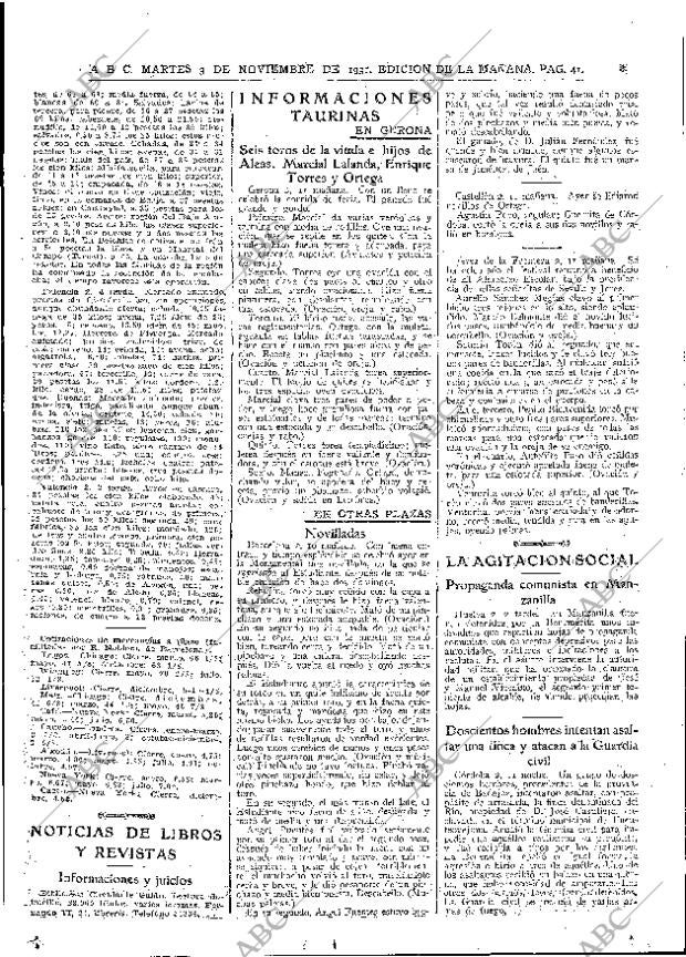 ABC MADRID 03-11-1931 página 41