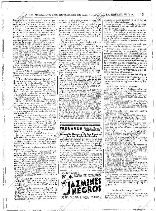 ABC MADRID 04-11-1931 página 22