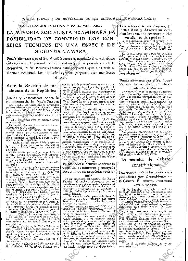 ABC MADRID 05-11-1931 página 19