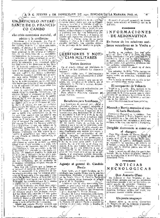 ABC MADRID 05-11-1931 página 26