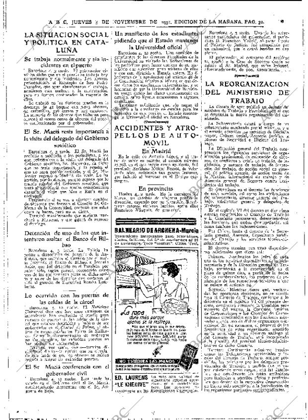 ABC MADRID 05-11-1931 página 32