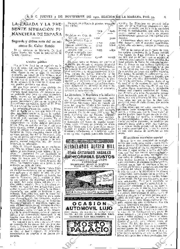 ABC MADRID 05-11-1931 página 33