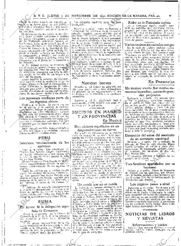 ABC MADRID 05-11-1931 página 42