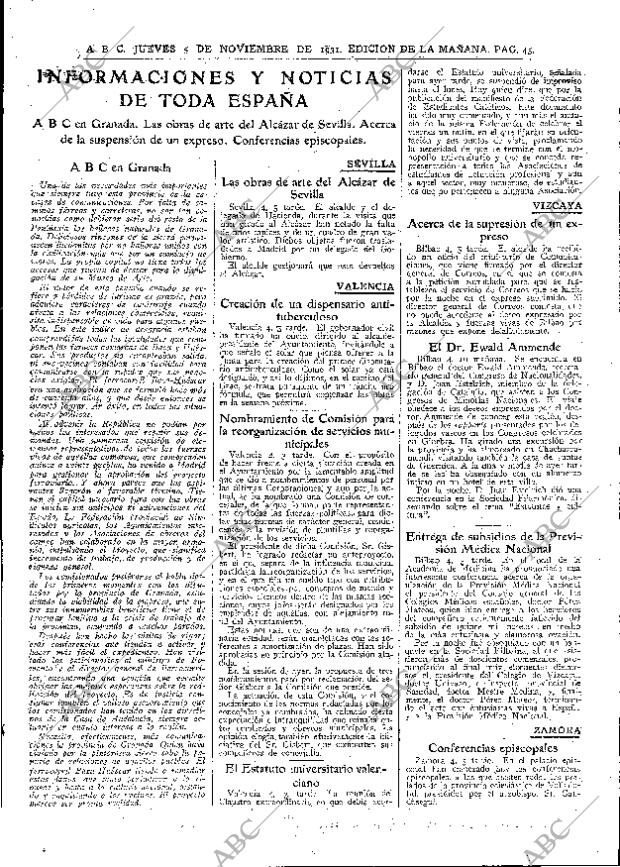 ABC MADRID 05-11-1931 página 45