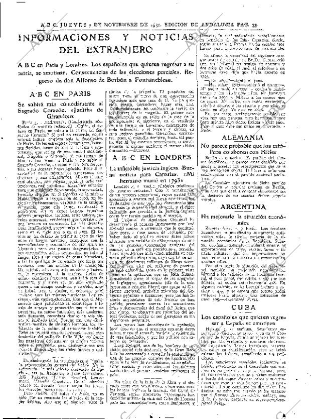 ABC SEVILLA 05-11-1931 página 33