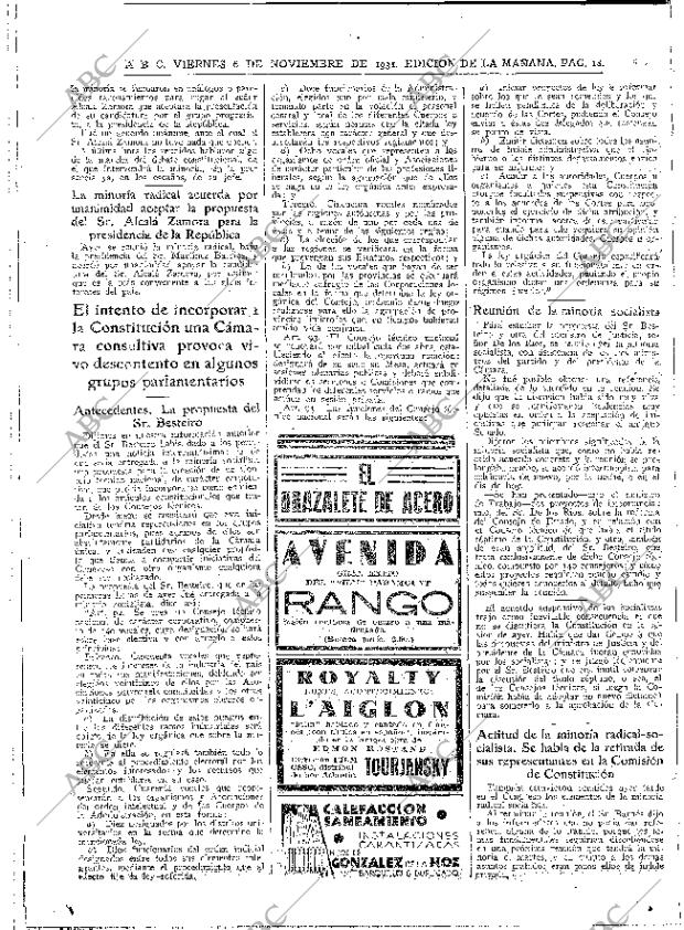 ABC MADRID 06-11-1931 página 18