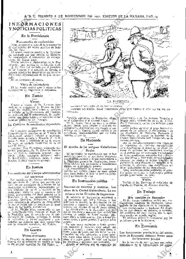 ABC MADRID 06-11-1931 página 29