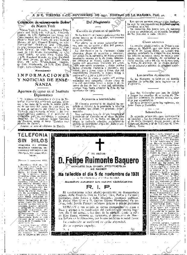 ABC MADRID 06-11-1931 página 40