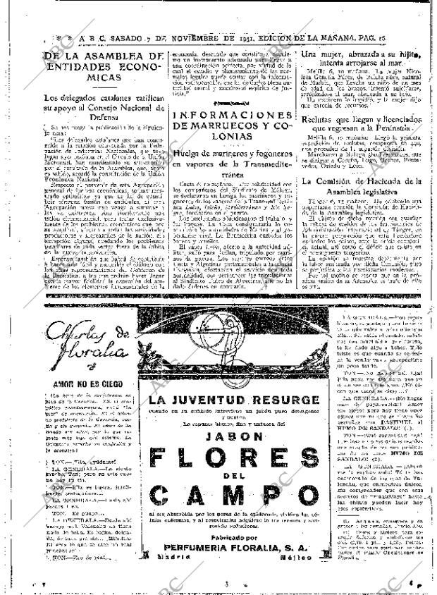 ABC MADRID 07-11-1931 página 16