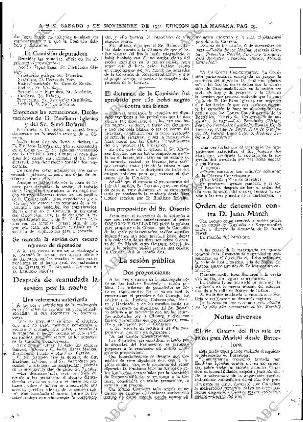 ABC MADRID 07-11-1931 página 19