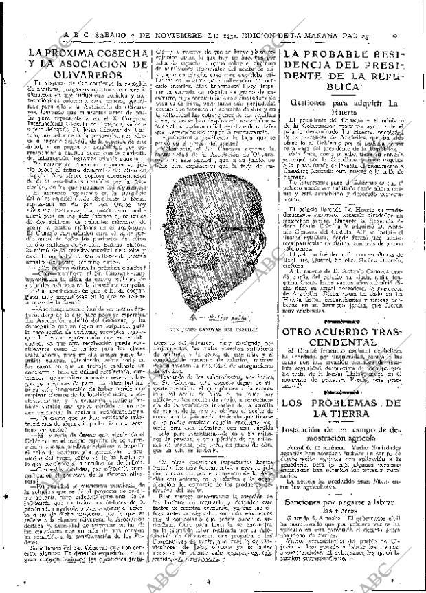 ABC MADRID 07-11-1931 página 25