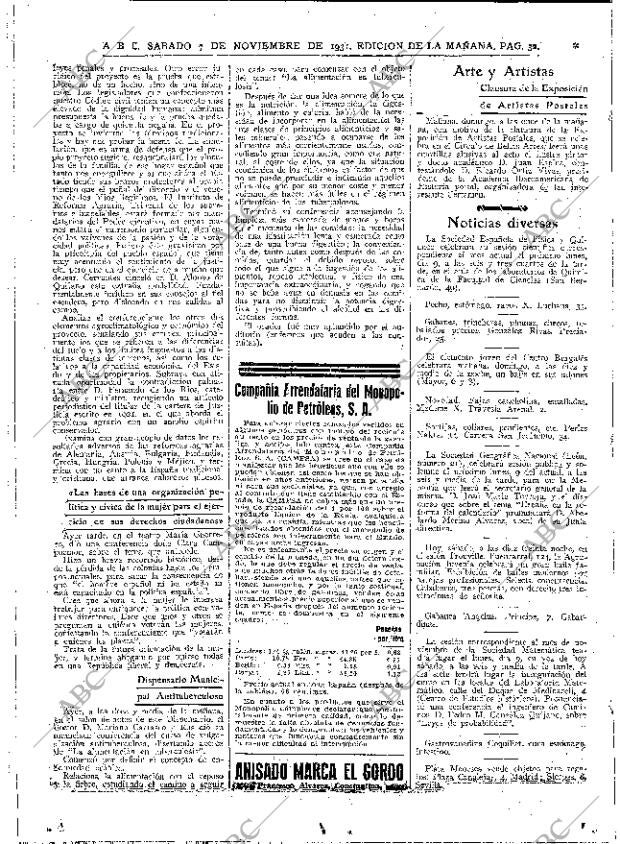 ABC MADRID 07-11-1931 página 32