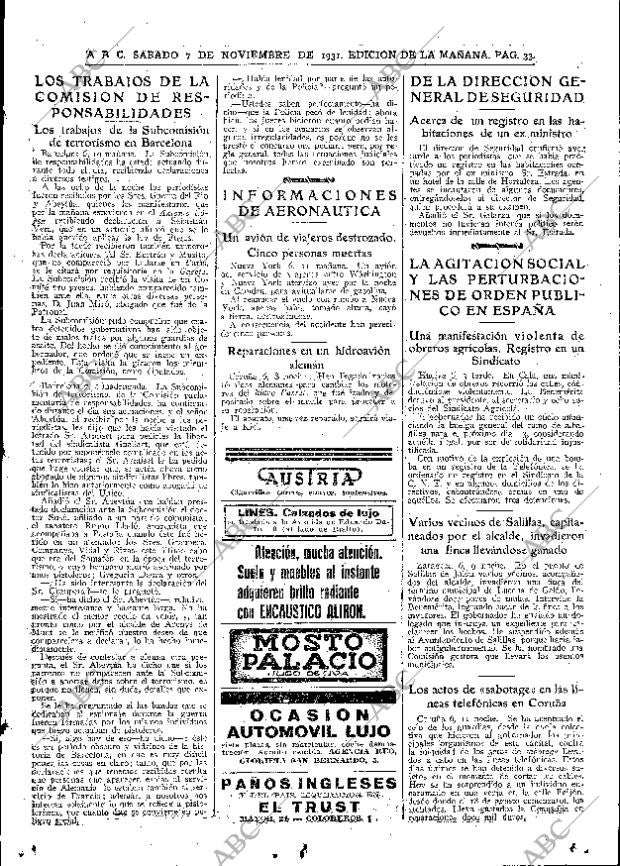 ABC MADRID 07-11-1931 página 33