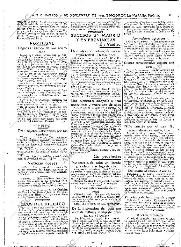 ABC MADRID 07-11-1931 página 38