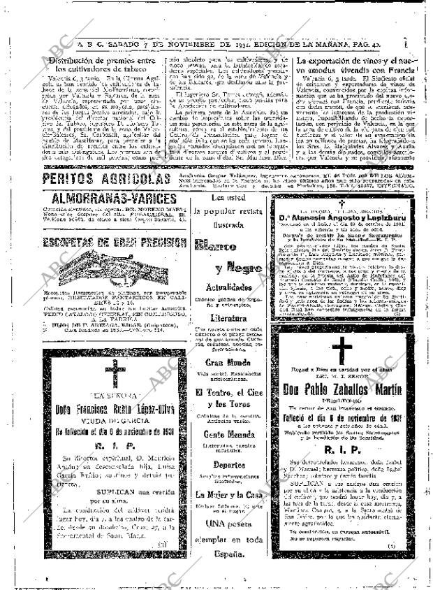 ABC MADRID 07-11-1931 página 40