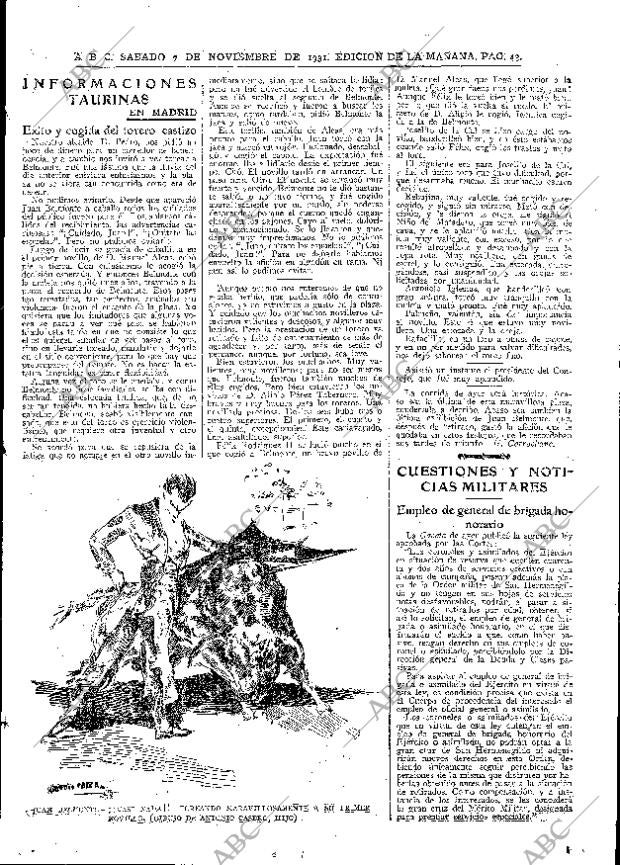 ABC MADRID 07-11-1931 página 43