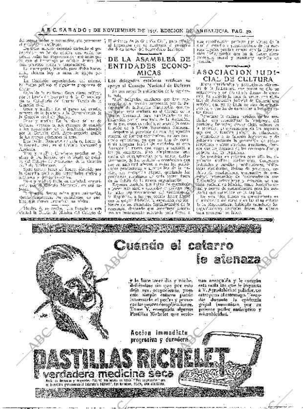 ABC SEVILLA 07-11-1931 página 30