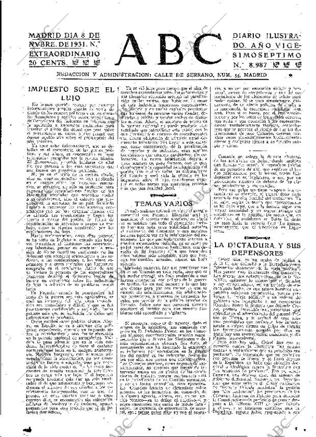 ABC MADRID 08-11-1931 página 31