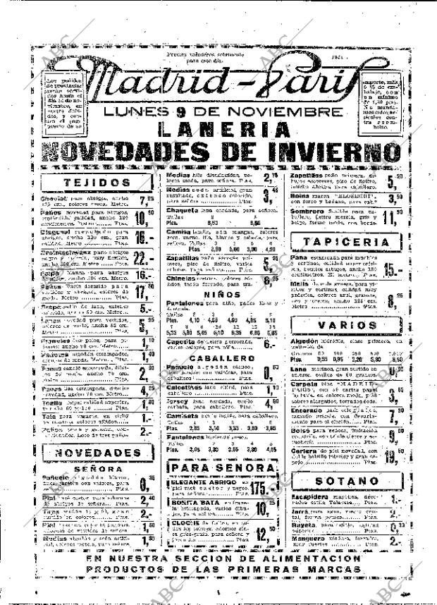ABC MADRID 08-11-1931 página 36