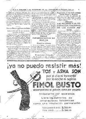 ABC MADRID 08-11-1931 página 38