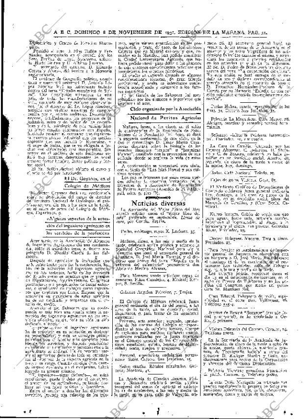 ABC MADRID 08-11-1931 página 51