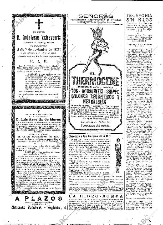 ABC MADRID 08-11-1931 página 70