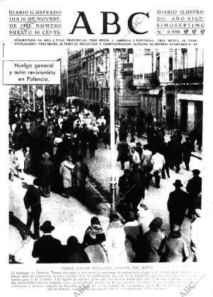 ABC MADRID 10-11-1931 página 1