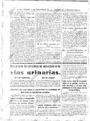 ABC MADRID 10-11-1931 página 20