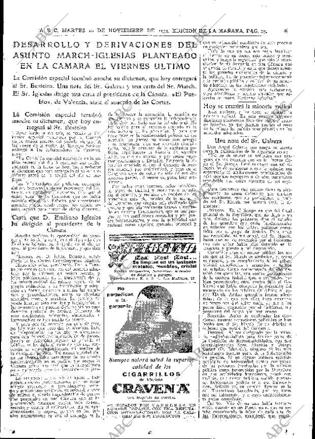 ABC MADRID 10-11-1931 página 29