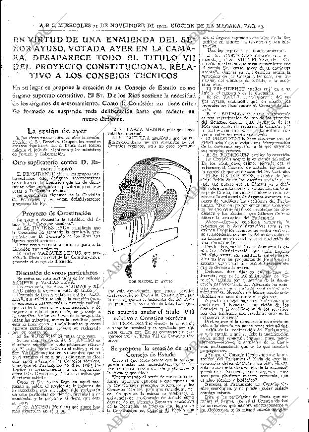 ABC MADRID 11-11-1931 página 23