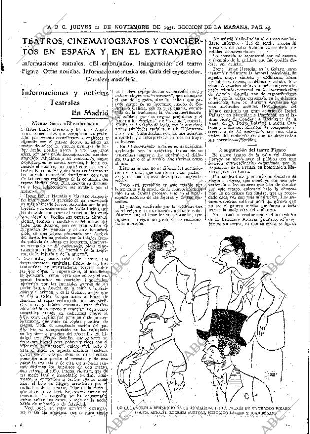 ABC MADRID 12-11-1931 página 45
