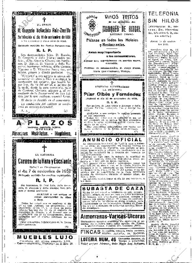 ABC MADRID 12-11-1931 página 50