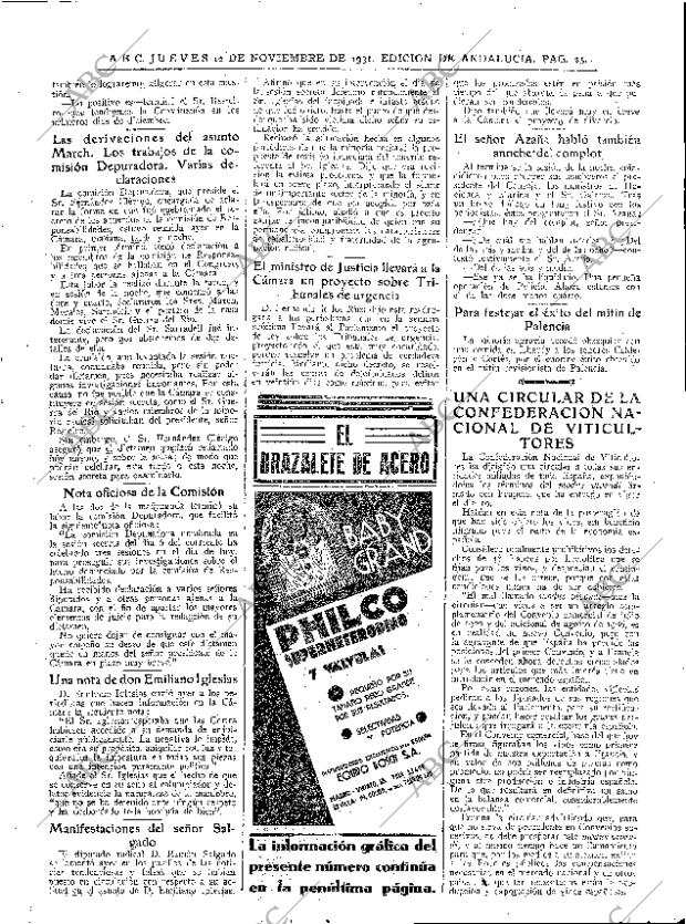 ABC SEVILLA 12-11-1931 página 21