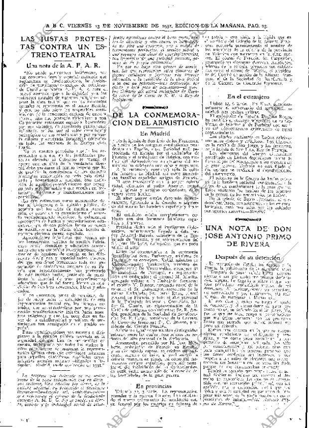 ABC MADRID 13-11-1931 página 23