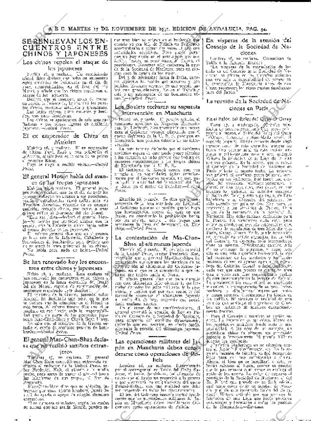 ABC SEVILLA 17-11-1931 página 34