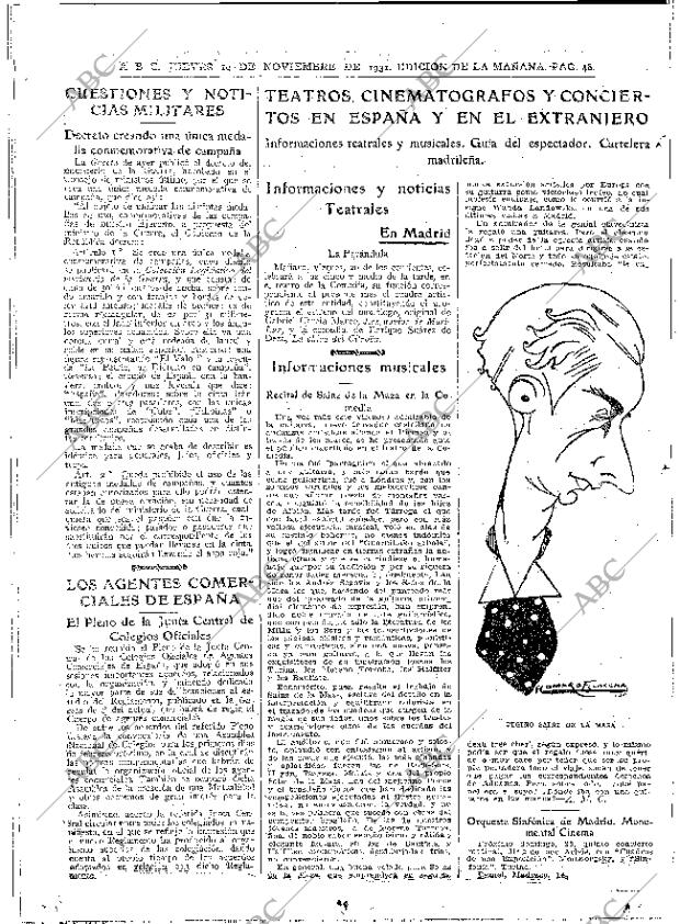 ABC MADRID 19-11-1931 página 48