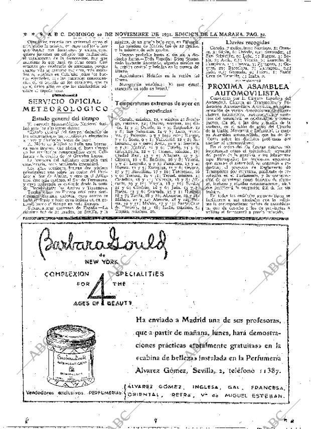ABC MADRID 22-11-1931 página 32