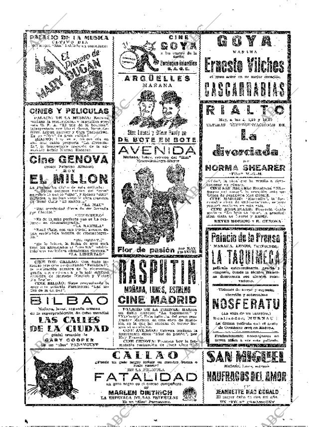 ABC MADRID 22-11-1931 página 38