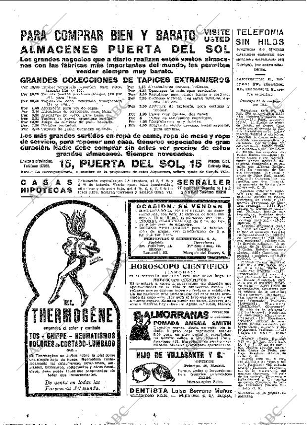 ABC MADRID 22-11-1931 página 56