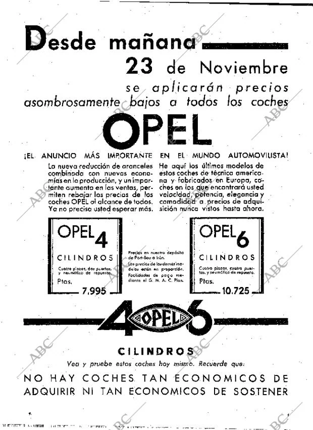 ABC MADRID 22-11-1931 página 8