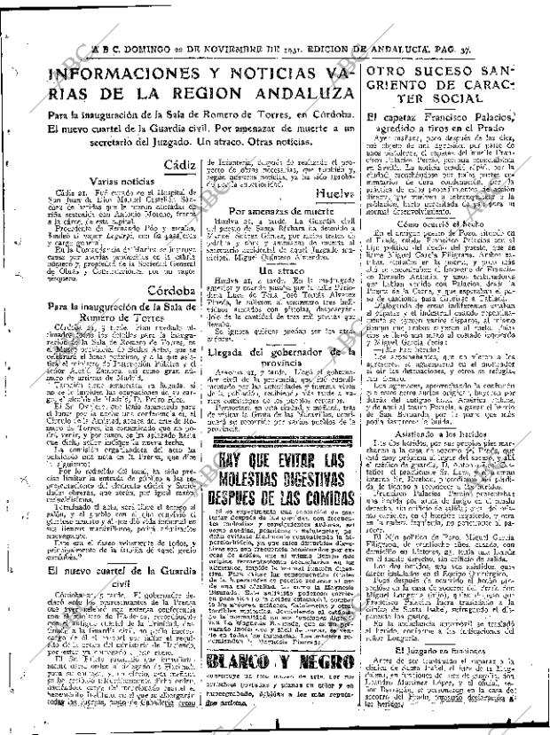 ABC SEVILLA 22-11-1931 página 37