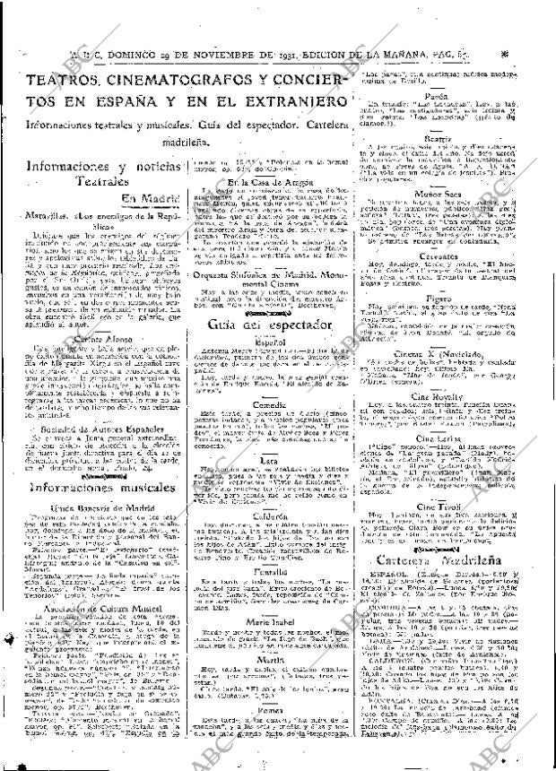 ABC MADRID 29-11-1931 página 59