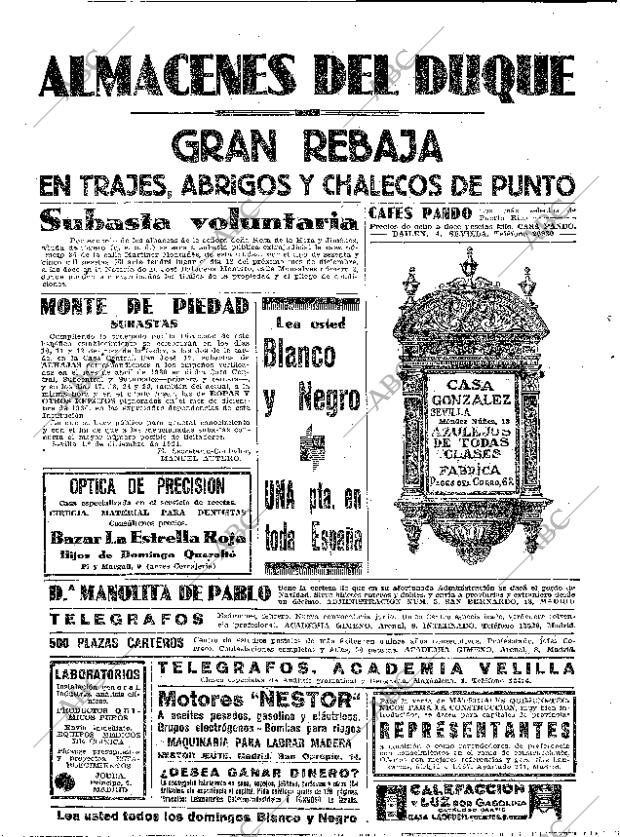 ABC SEVILLA 01-12-1931 página 46