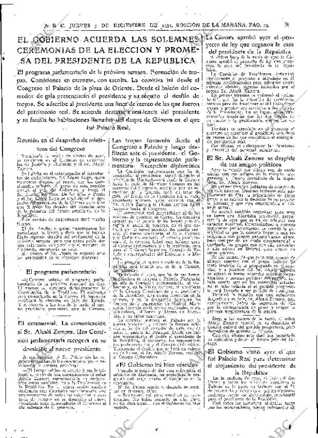 ABC MADRID 03-12-1931 página 19