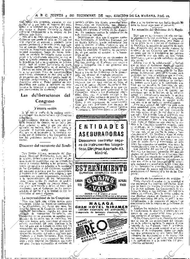 ABC MADRID 03-12-1931 página 22
