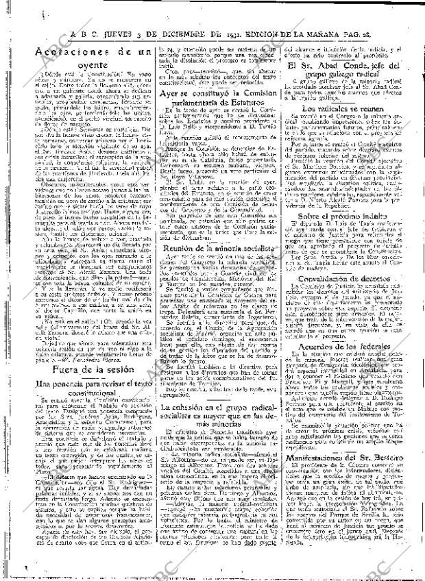 ABC MADRID 03-12-1931 página 28