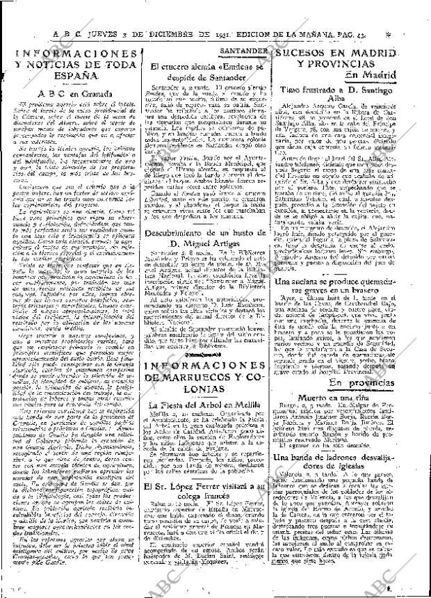 ABC MADRID 03-12-1931 página 43