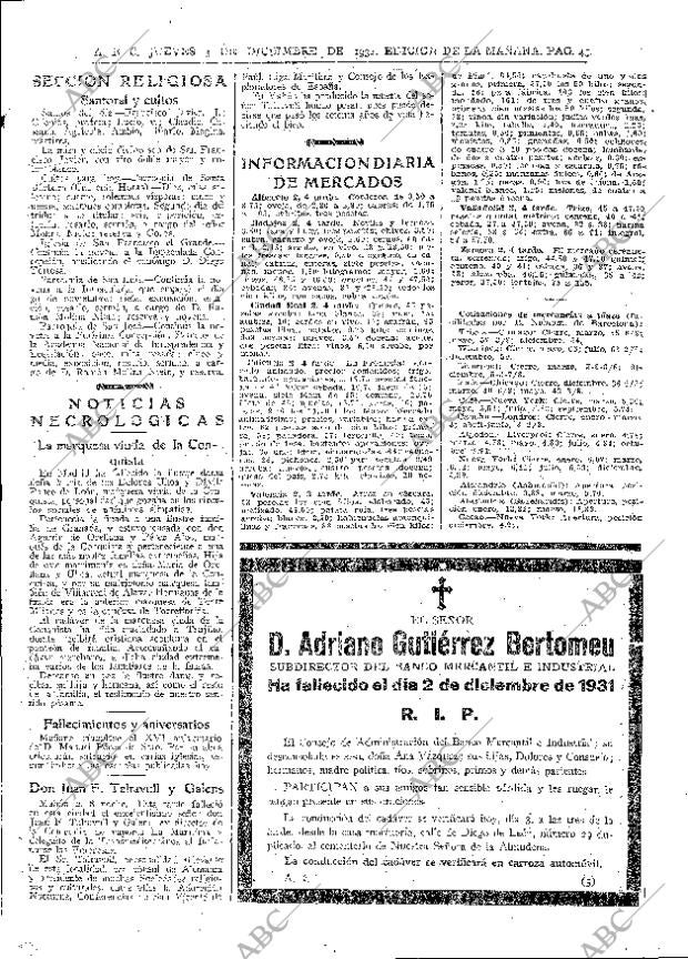ABC MADRID 03-12-1931 página 45